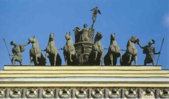 The chariot on top of General Staff Building